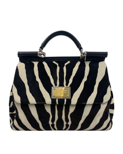 Miss Sicily, Pelo Pony, Cebra, 2, Blanco/Negro
